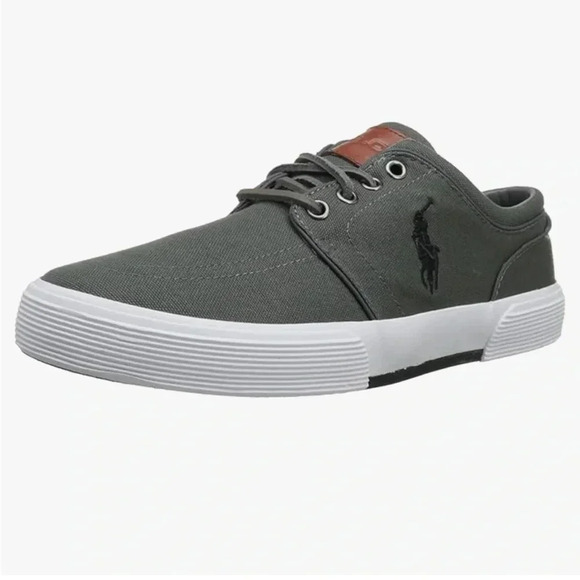 Polo Ralph Lauren Men’s Faxon Low Canvas Sneaker size 9 - Picture 1 of 10
